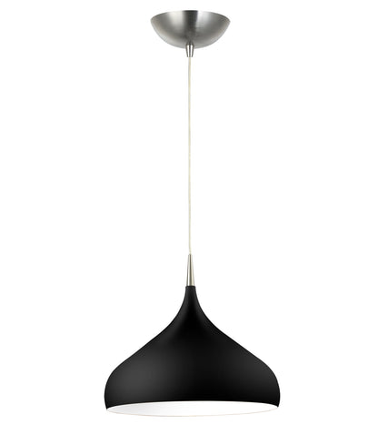 ZARA: Modern Dome Shape Pendant Lights - Matte Black - CLA Lighting