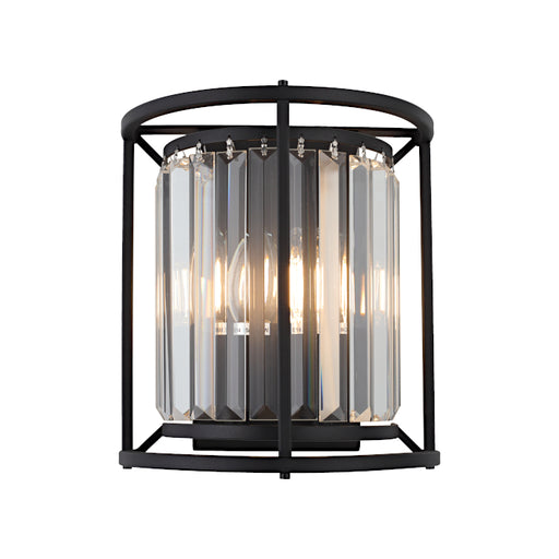 Cougar Lighting Amelia 2LT Wall Light Black - AMEL2WBLK