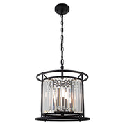 Cougar Lighting Amelia Pendant Light Black - AMEL3PBLK