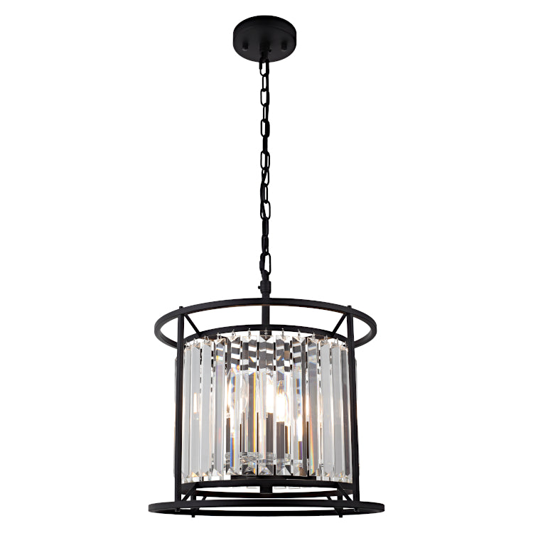 Cougar Lighting Amelia Pendant Light Black - AMEL3PBLK