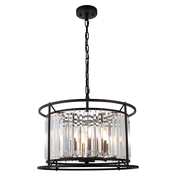 Cougar Lighting Amelia Pendant Light Black - AMEL6PBLK