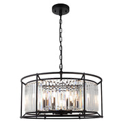 Cougar Lighting Amelia Pendant Light Black - AMEL8PBLK