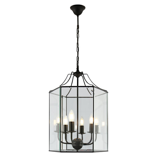 Cougar Lighting Arcadia 6LT Pendant - Black - ARCA6PBLK