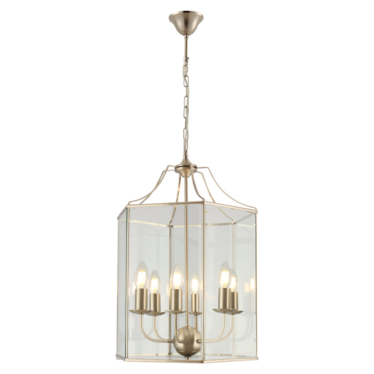 Cougar Lighting Arcadia 6LT Pendant - S/Chrome - ARCA6PSC