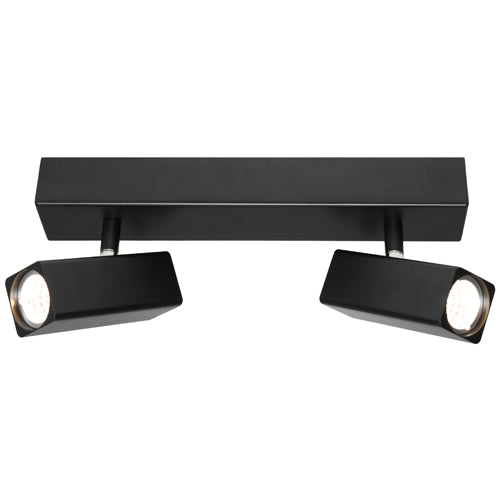 Cougar Lighting Artemis 2LT 10W Rail Black - ART2RBLK