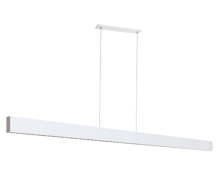 Cougar Lighting Astra LED Linear Pendant White ASTR1PLEDWHT