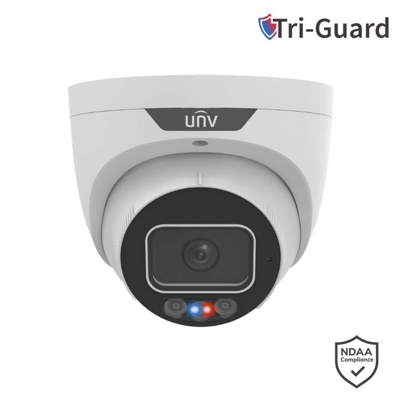 UNV 6MP TRIGUARD TURRET FIXED CAMERA