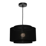 Cougar Lighting Bern 1LT Pendant - Medium Black