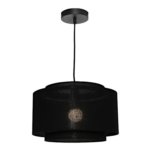 Cougar Lighting Bern 1LT Pendant - Medium Black