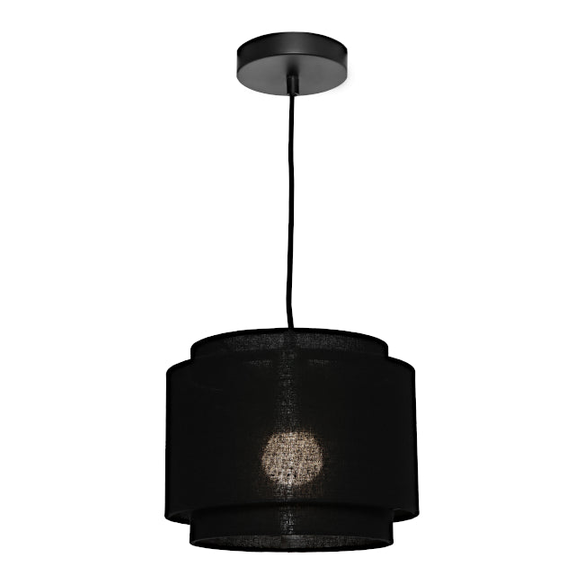 Cougar Lighting Bern 1LT Pendant - Small Black