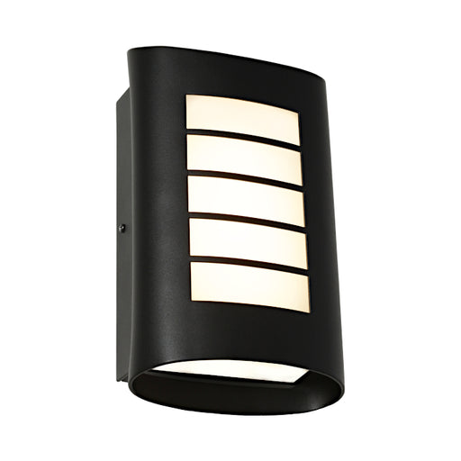 Cougar Lighting Bicheno LED Exterior Wall Light - Black - BICH1EBLK