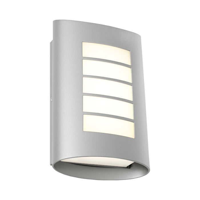 Cougar Lighting Bicheno LED Exterior Wall Light - Silver - BICH1ESLV