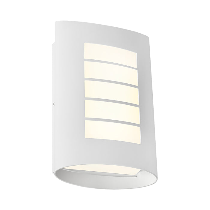 Cougar Lighting Bicheno LED Exterior Wall Light - White - BICH1EWHT