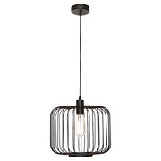 Cougar Lighting Bonn 1LT Pendant - Black - BONN1PBLK - Cougar Lighting