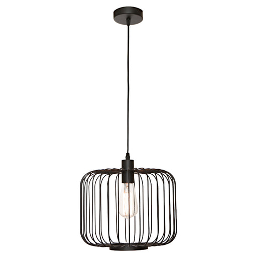 Cougar Lighting Bonn 1LT Pendant - Black - BONN1PBLK - Cougar Lighting