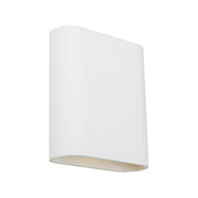 Cougar Lighting Bowen Exterior Wall Light - White - BOWE2EWHT
