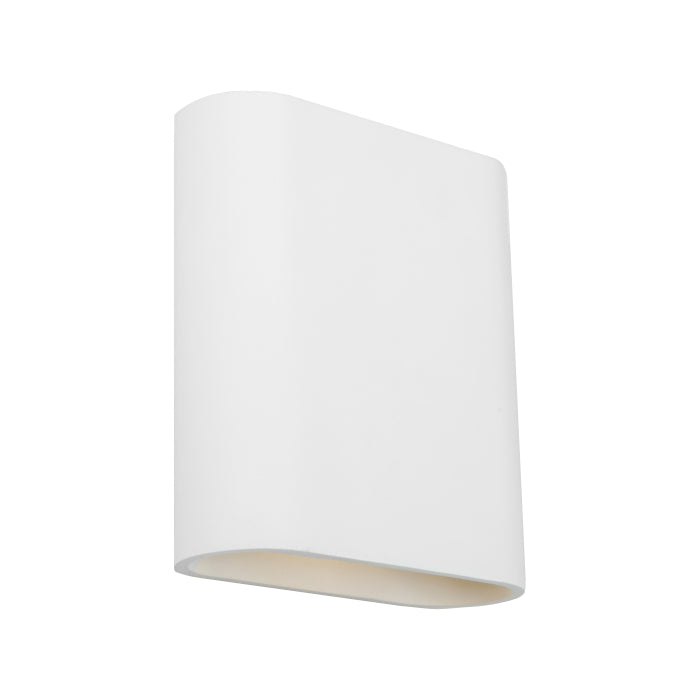 Cougar Lighting Bowen Exterior Wall Light - White - BOWE2EWHT