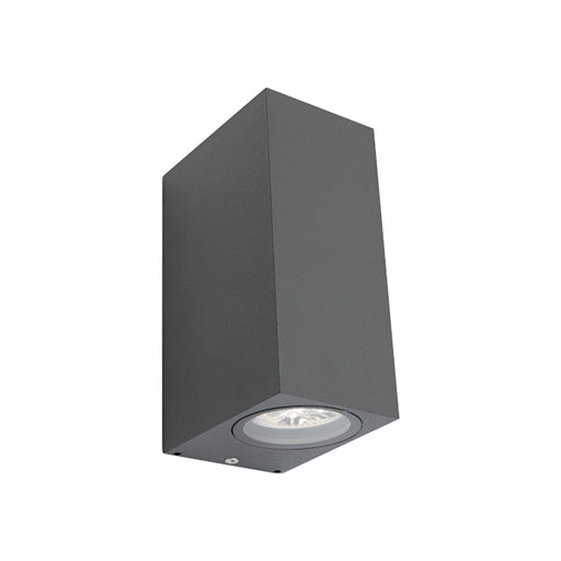 Cougar Lighting Brugge 2LT Charcoal Exterior Wall Light - BRUG2ECHA
