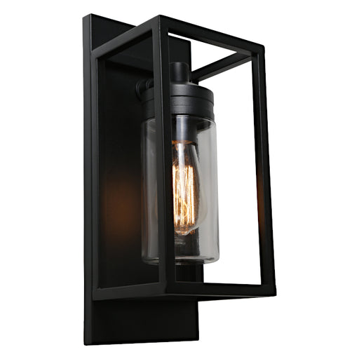 Cougar Lighting Bryant 1LT Exterior Wall Light Black official Cougar Lighting product image