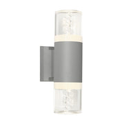 Cougar Lighting Calgary Exterior Wall Light - Silver - Cougar Lighting