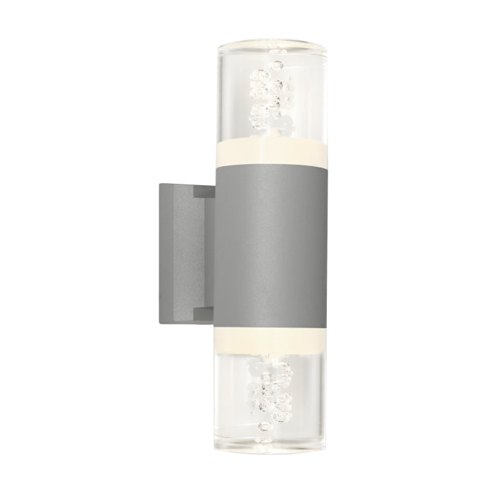 Cougar Lighting Calgary Exterior Wall Light - Silver - Cougar Lighting