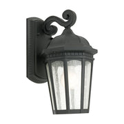 Cougar Lighting CAMBRIDGE: Exterior 1LT Wall Light Black product image