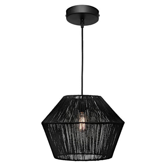 Cougar Lighting Cassie 1LT Small Pendant Black