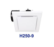 3A Lighting H250-9 Square exhaust fan