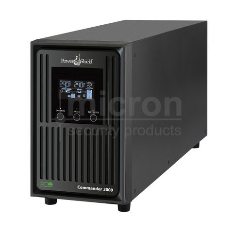 Micron Power Shield 2000VA Commander UPS. Inc 4 x 12V 7.2ah Battery