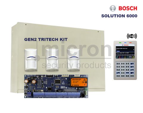Bosch 6000 Dialler CC610P + 1 x SCP737 WIFI Keypad+ 3 x Bosch ISC-BDL2-WP12G Blue Line Gen 2 Tritech 45kg Pet Friendly