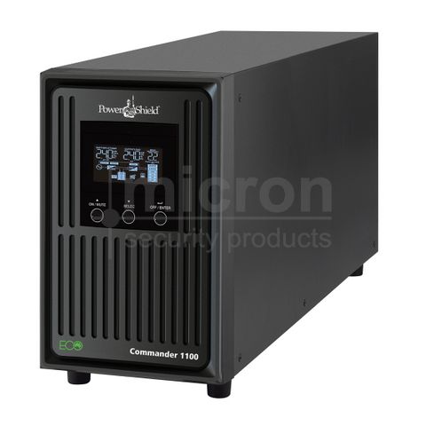 Micron Power Shield 1100VA Commander UPS. Inc 2 x 12V 7.2ah Battery