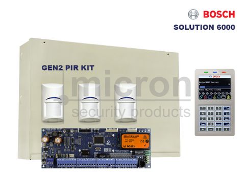 Bosch 6000 Dialler CC610P + 1 x SCP736 Keypad + 3 Bosch ISC-BPR2-W12 Blue Line Gen 2 PIR