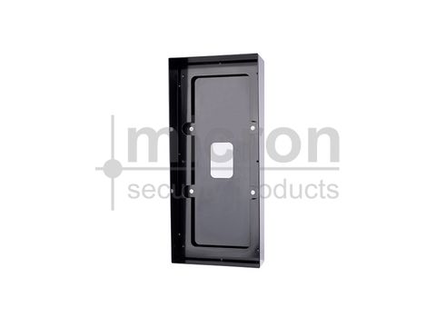 Micron Apartment Intercom BLACK Surface Box To Fit Bollard. 170mm Wide x 400mm Height