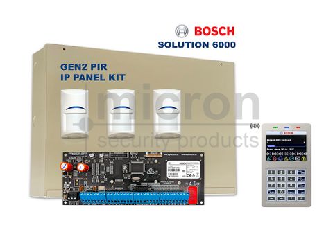Bosch 6000 CC615P + 1 x SCP737 WIFI Prox Keypad + 3 Bosch ISC-BPR2-W12 Blue Line PIR