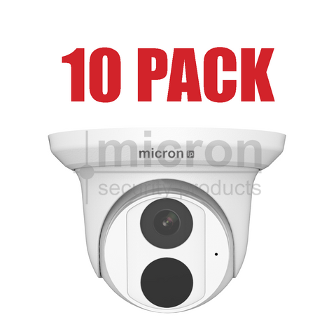 Micron 10 Pack Of 6mp Fixed Lens 2.8mm Turret