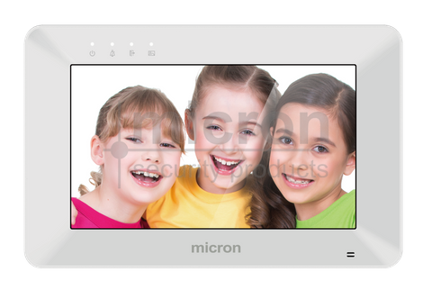 Micron Residential 4 Wire 7" Touch Screen Monitor.1024*600 Supplied With 15VDC Plug Pack