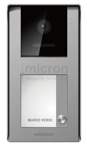 Micron LARGE Residential 4 Wire Intercom 1080P Wide Angle Surface Mount Door Station,