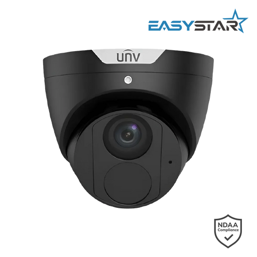 UNV 6MP TURRET FIXED BLACK CAMERA