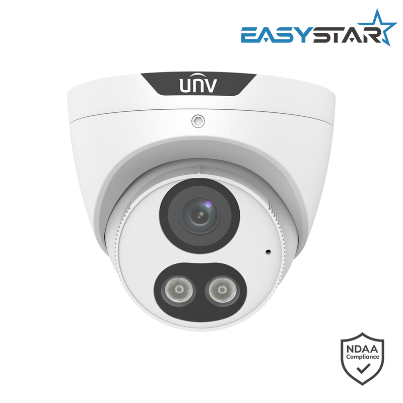 UNV 6MP DUAL LIGHT TURRET FIXED CAMERA