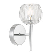 Telbix ZAHA WALL LIGHT - Chrome / Crystal