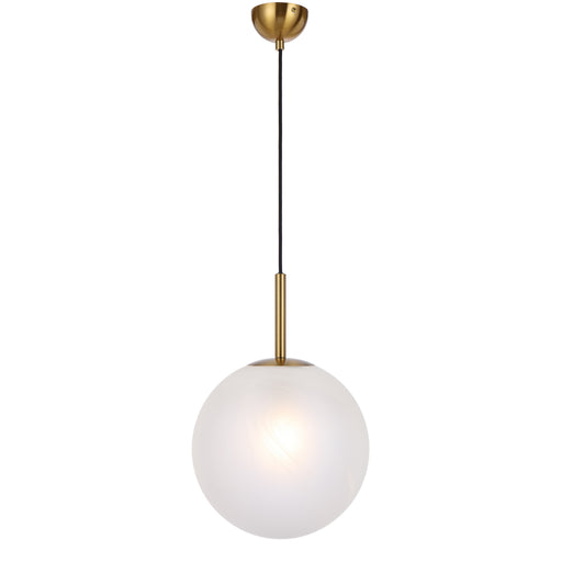 Telbix BALLY 12 PENDANT LIGHT - Antique Gold / Marble