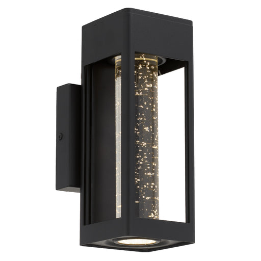 Telbix HOLLIS 25CM EXTERIOR LED WALL LIGHT - Black