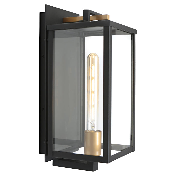 Cougar Lighting Lille 1LT Exterior Wall Light Black