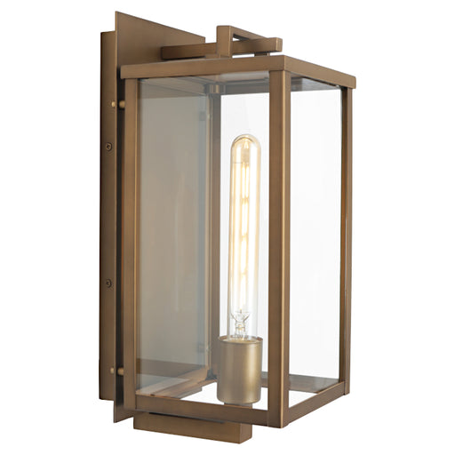 Cougar Lighting Lille 1LT Exterior Wall Light Aged Brass