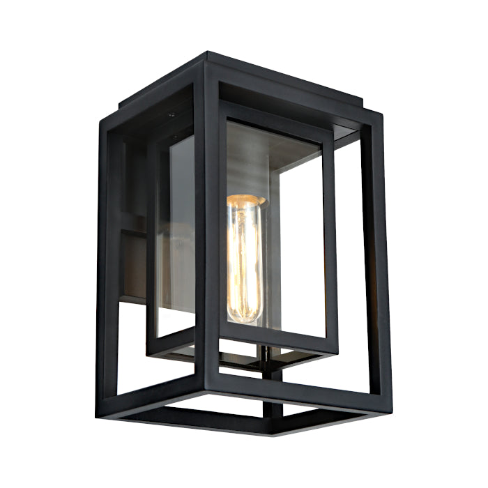 Cougar Lighting Luton 1LT Exterior Wall Light Black