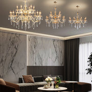 18 Lights Crystal Chandelier Large Ceiling Pendant Light CL-NCC18