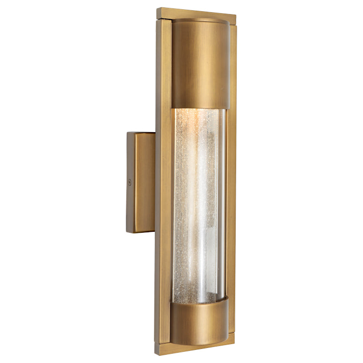 Cougar Lighting Marburg 1LT Exterior Wall Light Aged Brass