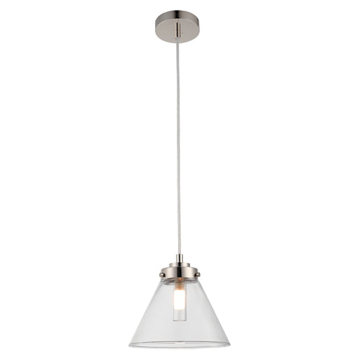Cougar Lighting Matisse 1LT Pendant Polished Nickel