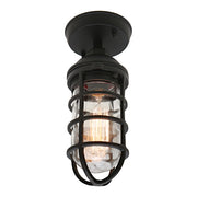 Cougar Lighting Newport Exterior Under Eave - Black