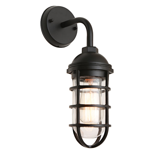 Cougar Lighting Newport 1LT Exterior Wall - Black